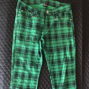 UK Banned brand 5 pocket plaid pants